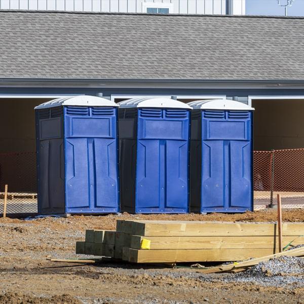 Heavy-duty construction site porta potty in Buckeye, Arizona